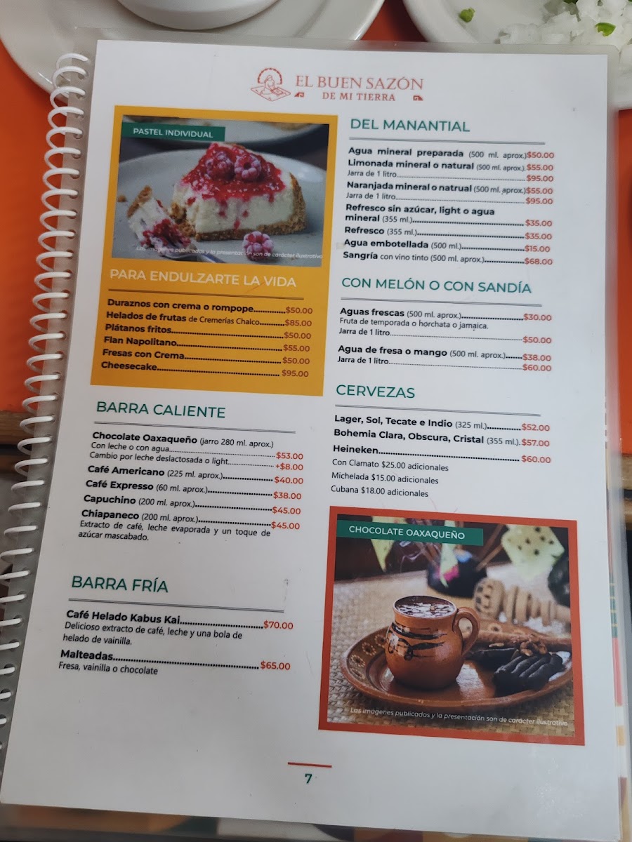 El buen sazón de mi tierra Menu - Image 5