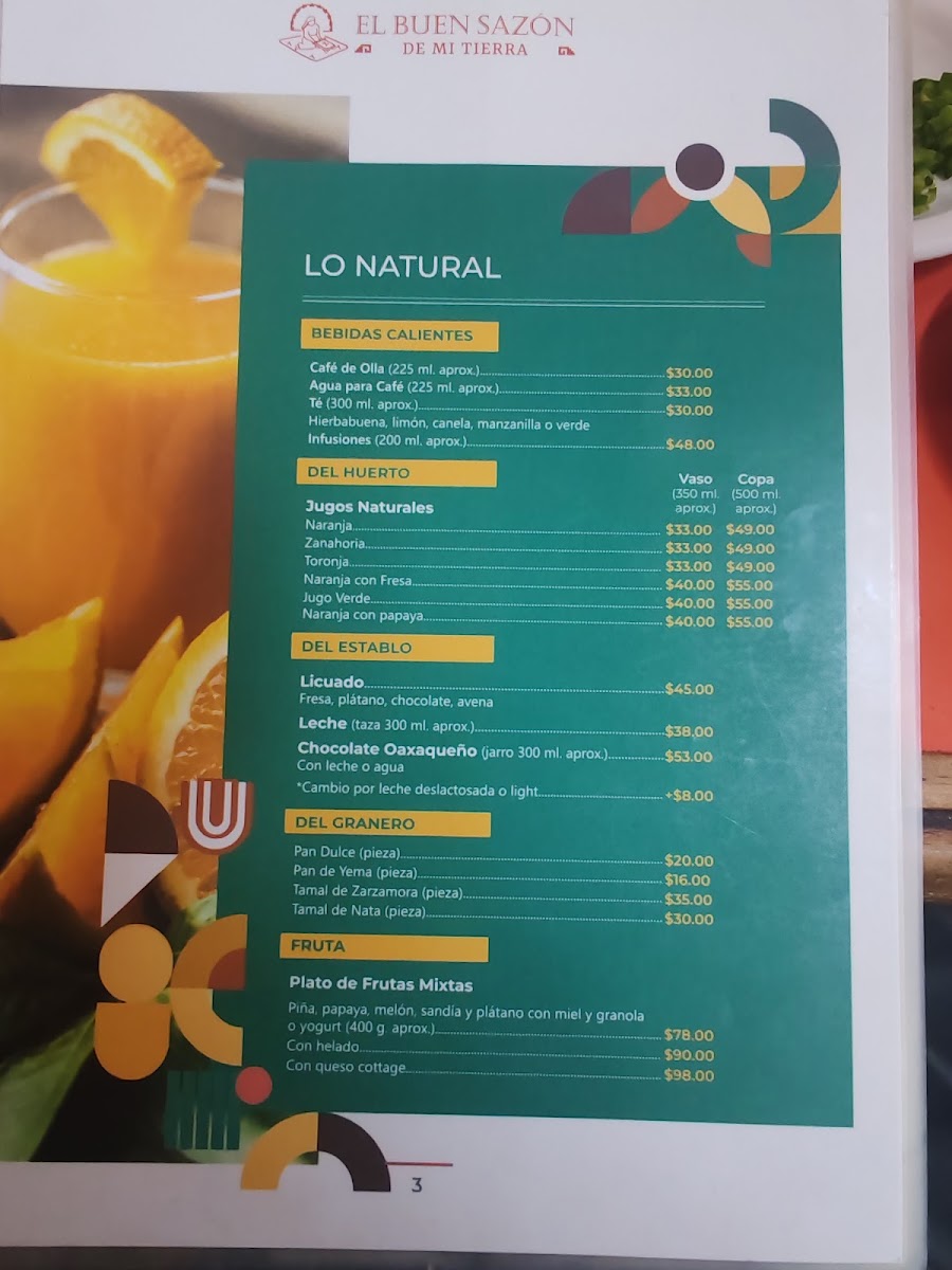 El buen sazón de mi tierra Menu - Image 6
